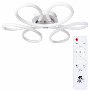 Люстра потолочная светодиодная с ПДУ Arte Lamp DANIEL A1439PL-60CC