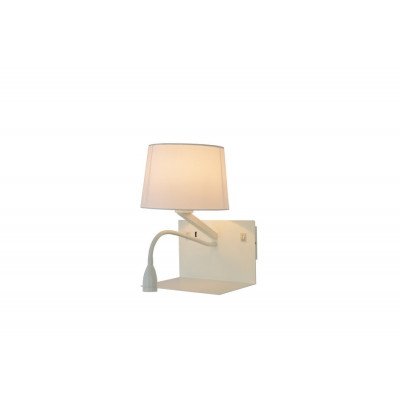Бра с LED подсветкой и полкой Arte Lamp A1056AP-2WH