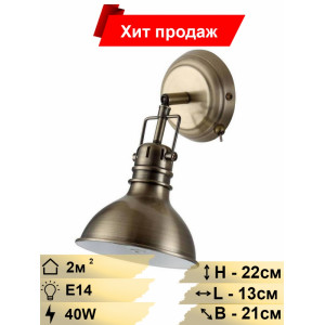 Спот Arte Lamp A1102AP-1AB