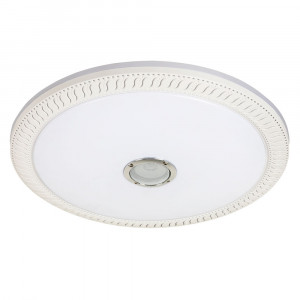 Потолочная светодиодная люстра с пультом ДУ Arte Lamp Monile A2674PL-72WH