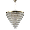 Подвесная люстра Crystal Lux Abigal SP22 D820 GOLD/TRANSPARENT