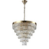 Подвесная люстра Crystal Lux Abigal SP-PL15 D620 GOLD/TRANSPARENT