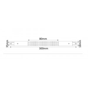 Соединитель гибкий для однофазного шинопровода CLT 0.211 Crystal Lux (CLT 0.211 05 WH)