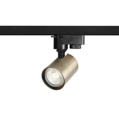 Однофазный светильник для трека Crystal Lux CLT 0.31 001 60 BL-BZ