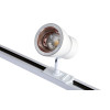 Однофазный светильник для трека Crystal Lux CLT 0.31 009 WH-GO Однофазный светильник для трека Crystal Lux CLT 0.31 009 WH-GO