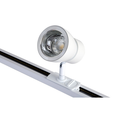 Однофазный светильник для трека Crystal Lux CLT 0.31 009 WH-CH