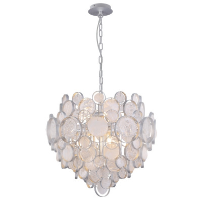 Подвесной светильник Crystal Lux Deseo SP6 D460 Silver