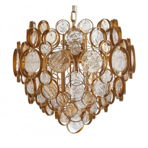 Подвесной светильник Crystal Lux Deseo SP6 D460 Gold (1560/206)