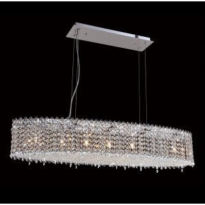 Подвесная люстра Crystal Lux Eternidat SP7 Chrome