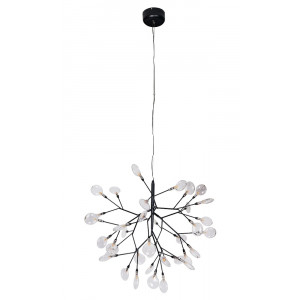 Подвесная люстра Crystal Lux Evita SP36 BLACK/TRANSPARENT (1690/236)