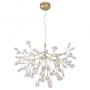 Подвесная люстра Crystal Lux Evita SP63 GOLD/TRANSPARENT (1692/263)