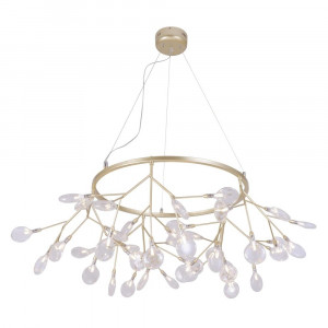 EVITA SP45 D GOLD/TRANSPARENT Люстра подвесная Crystal Lux EVITA