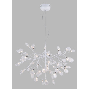 Подвесная светодиодная люстра Crystal Lux Evita SP63 White/Transparent (1691/263)
