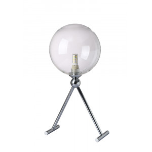 Настольная лампа Crystal Lux FABRICIO LG1 CHROME/TRANSPARENTE