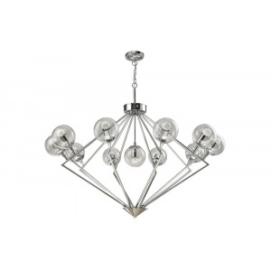 Подвесная люстра Crystal Lux Fabricio SP11 CHROME/TRANSPARENTE (0550/311)