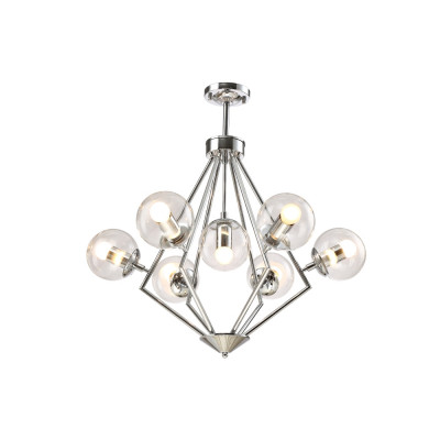 Подвесная люстра Crystal Lux Fabricio SP7 CHROME/TRANSPARENTE (0550/307)