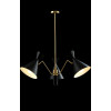 Люстра на штанге Crystal Lux Joven SP3 GOLD/BLACK (0760/303)