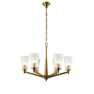 Подвесная люстра Laura Crystal Lux Laura SP-PL6 BRONZE (0790/306)