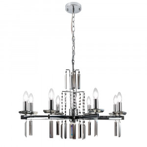 Подвесная люстра Crystal Lux Marron SP8 CHROME