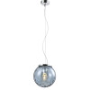 Подвесной светильник Crystal Lux MAYO SP1 D200 CHROME/BLUE