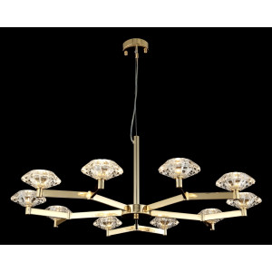 Подвесная люстра Crystal Lux REBECA SP10 GOLD