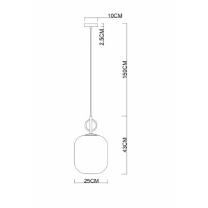 Подвесной светильник Divinare Botein 5014/18 SP-1