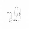 Бра Divinare SUBRA 4503/17 AP-1