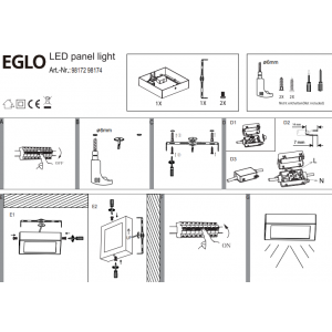 Уличный светодиодный светильник Eglo Argolis-С 98174