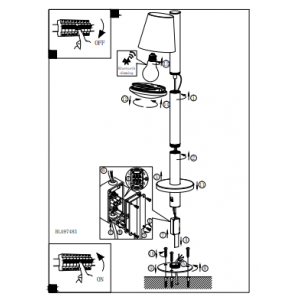 Уличный светодиодный светильник Eglo Caldiero-C 97483