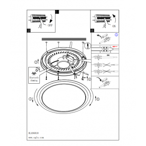 Потолочный светодиодный светильник Eglo Competa-C 96818