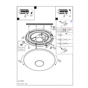 Потолочный светодиодный светильник Eglo Voltago-C 96684