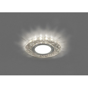 Светильник встраиваемый с белой LED подсветкой Feron CD953 потолочный MR16 G5.3, прозрачный 32539