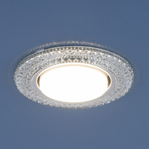 Встраиваемый светильник с LED подсветкой Elektrostandard 3030 GX53 CL (a035177)