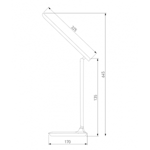 Настольная светодиодная лампа Brava Elektrostandard Brava черный (TL90530) (a047274)