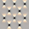 1566 TECHNO LED DIVER черный Уличный настенный светодиодный светильник Elektrostandard (a038539)