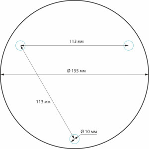 1507 серый Столб уличный Elektrostandard Techno (a035094)