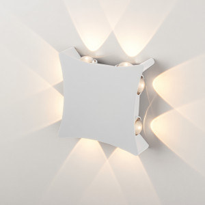 Уличный настенный светодиодный светильник Elektrostandard 1631 TECHNO LED Белый (a051822)