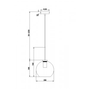 Подвесной светильник Bravis Freya FR8002PL-01BS