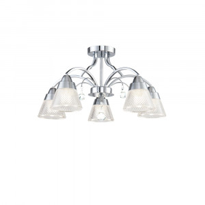 Потолочная люстра Freya Enrica FR2011CL-05CH Потолочная люстра Freya Enrica FR2011CL-05CH