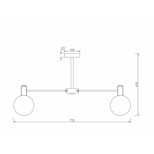 Люстра на штанге Globo Freya FR5175PL-08BS
