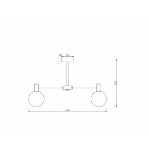 Люстра на штанге Globo Freya FR5175PL-06BS