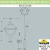 Парковый фонарь Fumagalli EKTOR 4000/MIDIPILAR/Beppe 2L LED-HIP P50.372.A20.AXH27
