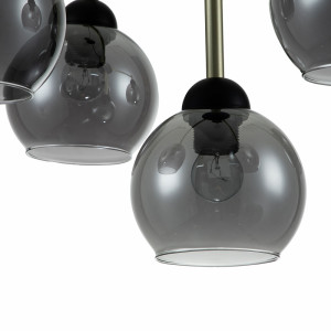 Подвесная люстра Indigo Grappoli 11029/5P Black