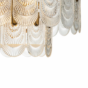 Люстра на штанге Indigo Salice 12022/B/9R Brass Люстра на штанге Indigo Salice 12022/B/9R Brass