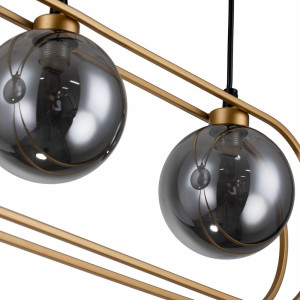 Подвесной светильник Indigo Spazio 11017/3P Gold