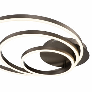 Потолочная светодиодная диммируемая люстра с пультом ДУ Indigo Stella 14003/3C Brown