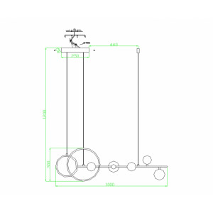 Подвесная люстра Kink Light Иона 09408-5,19