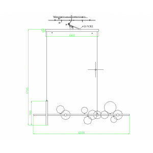 Подвесная люстра Kink Light Иона 09408-10,19 Подвесная люстра Kink Light Иона 09408-10,19