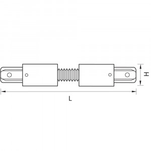 Коннектор гибкий Lightstar Barra 501156 Коннектор гибкий Lightstar Barra 501156