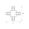 Коннектор X-образный Lightstar Barra 501147